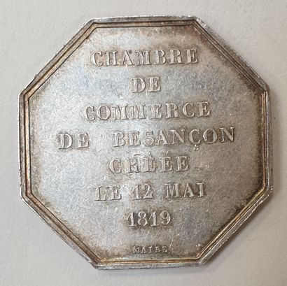 null JETON - Chambre de commerce de Besançon, argent.