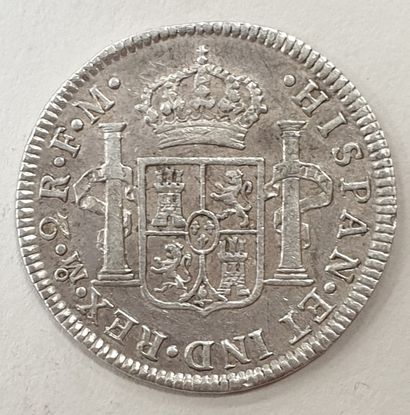 null MONNAIE ÉTRANGÈRE - MEXIQUE, 2 Réales 1773 SUP