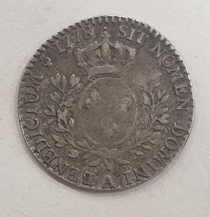 null MONNAIE ROYALE - Louis XVI, 1/10 d'écu, 1778, atelier de Paris, poids : 2,8...