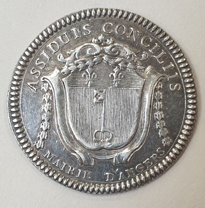 null JETON - ANGERS, 1785, argent.