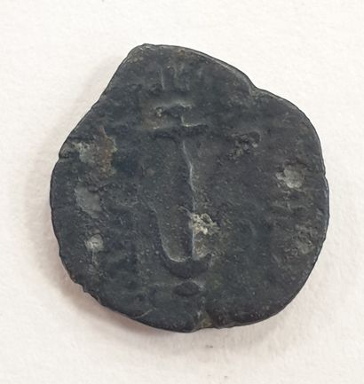 null MONNAIE GRECQUE - ROYAUME DE JUDEE, Antiochos VII, Prutah, poids : 1,7 g