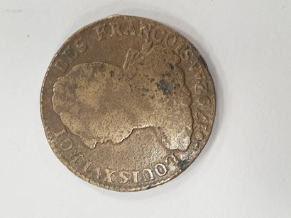 null MONNAIE MODERNE - Constitution, 2 Sols 1792 AA
