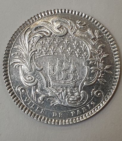 null JETON - PREVÔT de PARIS, 1754, argent