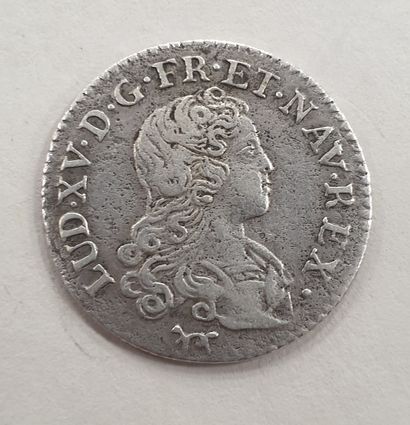 null MONNAIE ROYALE - Louis XV, Compagnie des Indes , Livre d'argent, 1720, atelier...