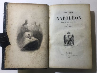 null M. De NORVINS, Histoire de Napoléon , 1 Volume In-8, demi reliure cuir, dos...