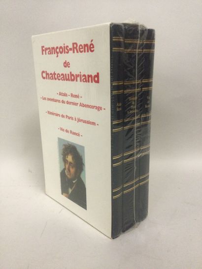 null François René de CHATEAUBRIAND, ensemble de 3 Volumes (Atala René - Itinéraire...