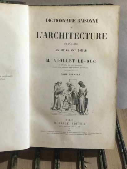 null [ARCHITECTURE] - Eugène VIOLLET-le-DUC, Dictionnaire raisonné de l'architecture...