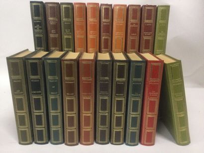 null Edition Hachette/Le livre de Paris 1973, Série de 20 Volumes in-8 cartonnés,...