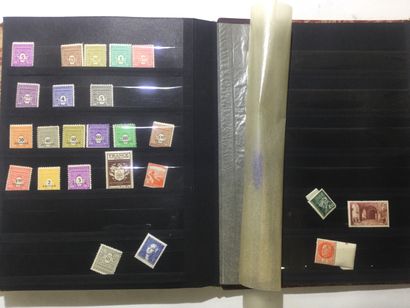 null ALBUM contenant une intéressante collection de timbres français neuf, milieu...