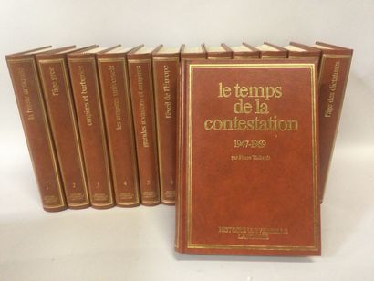 null Histoire Universelle Illustrée Larousse, Complète en 13 Vol. In-8 cartonnés,...
