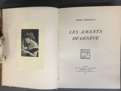 Henry Bordeaux, Les amants de Genève, 1 Vol....