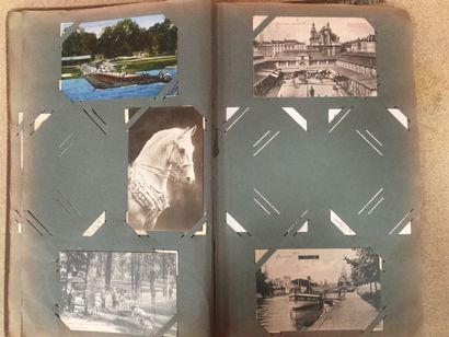 Album contenant env. 270 carte postales anciennes...