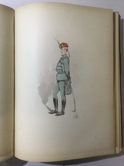 null Louis VALLET, A travers l'Europe - Croquis de Cavalerie, Illustré de 300 illustrations...