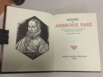 null Ambroise PARE, Oeuvres complètes d'Ambroise Paré, Union latine d'éditions, Paris...