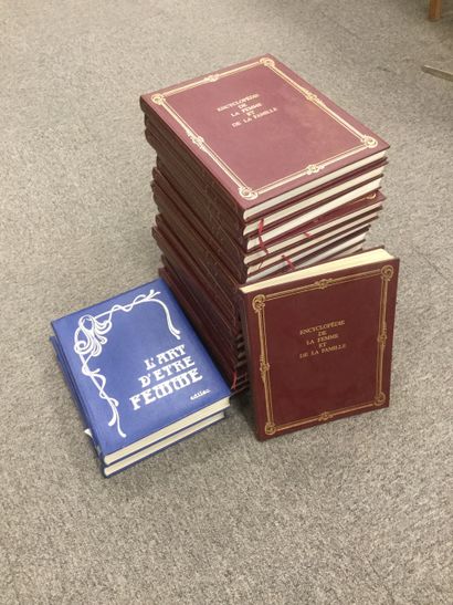 null 18 volumes d'Encyclopédie de la Femme et de la Famille collection Hachette +...