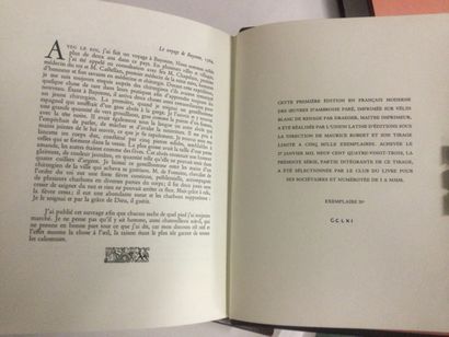 null Ambroise PARE, Oeuvres complètes d'Ambroise Paré, Union latine d'éditions, Paris...