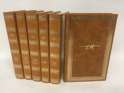 null Ernest HEMINGWAY, Collection de 6 Volumes In-8, reliures d'éditeur, Pour qui...