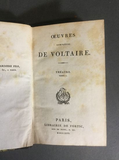 null Voltaire, Oeuvre complète, (Tomaison incomplète : du 2 au 18, du 20 au 29, 40,...