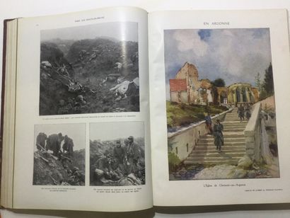 null L'Illustration, "L'album de la Guerre 1914-1919, " Tomes 1 et 2 en 2 Volumes...