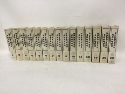 null Agatha CHRISTIE, Oeuvres complète, 15 Volumes, In-8, cartonnage éditeur, édition...