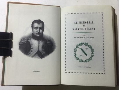 null Comte de Las CASES, Le mémorial de Saint-Hélène, 4 Volume In-8, reliures pleines...