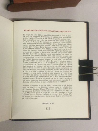 null OVIDE - Les métamorphoses - Paris Club du livre - Collection Union latine d'éditions...