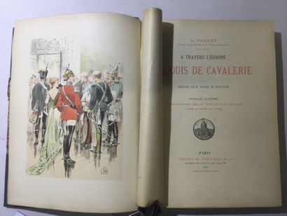 null Louis VALLET, A travers l'Europe - Croquis de Cavalerie, Illustré de 300 illustrations...