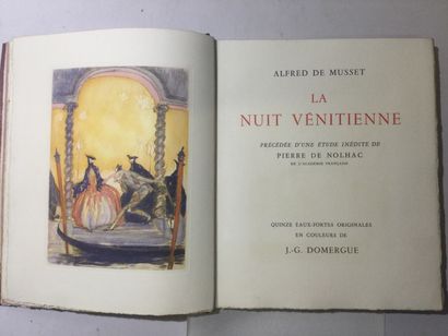 null Alfred de MUSSET, La Nuit vénitienne. Précédée d'une étude inédite de Pierre...