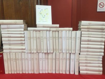 null Collection prix Nobel de Littérature, ensemble de 69 Volumes In-8, cartonnage...