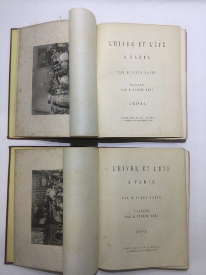 null [LITTERATURE] - Jules JANIN, L'hiver et l'été à Paris, illustré par M. Eugène...