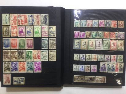null ALBUM de timbres majoritairement oblitérés, pays d'Afrique du Nord et d'Afrique...