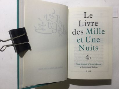 null Armel GUERNE, Le livre des Mille et une nuit, collection club français du livre,...