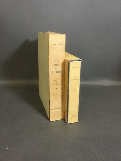null Colette, lot de 2 oeuvres : La vagabonde, lithographies de Grau Sala, 1 vol....