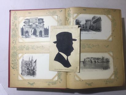 null Album de CARTES POSTALES anciennes contenant environ 400 cartes : Vues de monuments,...