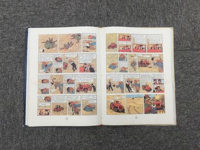 null Hergé, TINTIN AU PAYS DE L OR NOIR exemplaire de 1960 ( usure a la couverture...