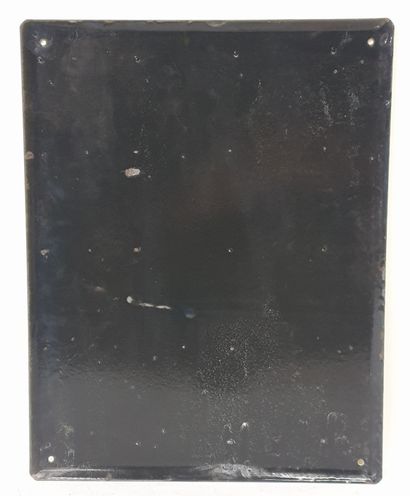 null PLAQUE en tôle émaillé "BOULET STAR", dim. 40 x 31 cm.