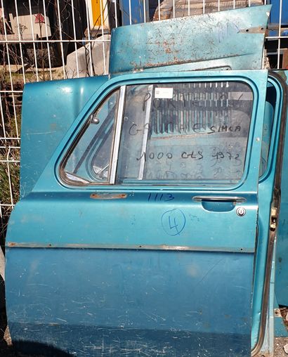 null SIMCA 1000 : 1 porte Avant gauche + 1 porte avant droite + 1 capot arrière +...