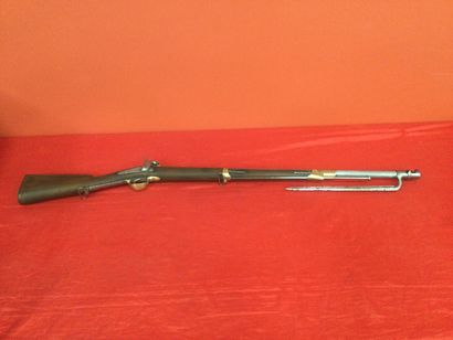 null Gendarmerie snap hook 1842 with rod and bayonet