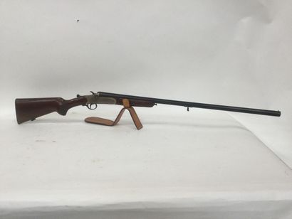 null rifle cal 12 / 76 single shot spanish manufacture n°77691