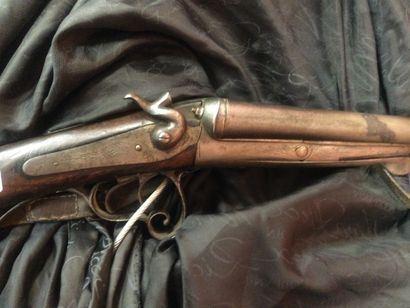 null Hunting rifle with hammers external and central percussion, gauge 16, system...