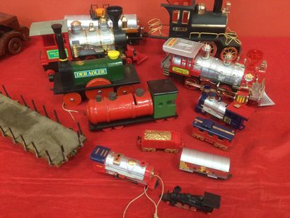 null Lot of locomotives and wagons