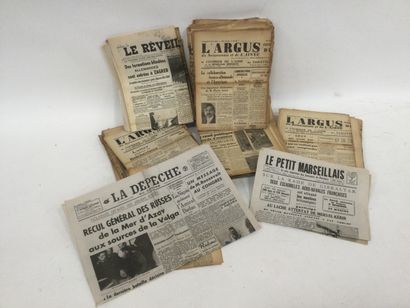 1 set of newspapers from the Second World...