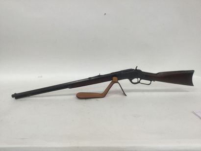 null rifle WINCHESTER model 1873 manufactured in 1888 cal 3220 n°357904R (accident...