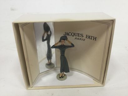 PIXI Jacques FATH, Dress of 1949, lead figurine,...