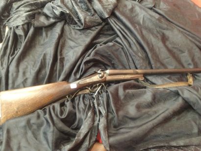 null Hunting rifle with hammers external and central percussion, gauge 16, system...