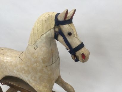  Large wooden rocking horse height 152 cm