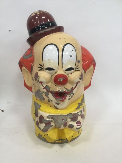 Head of a merry-go-round clown