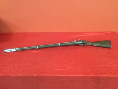 null Flintlock rifle 1777 with ramrod