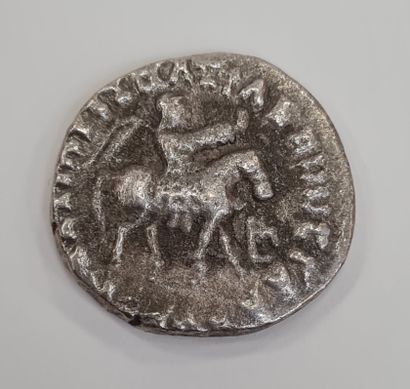 null Royaume Indo-Scythe - Drachme en argent, poids : 2,07 g.