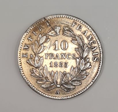 Fausse monnaie de 10 Francs Napoléon III...